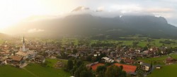 Archiv Foto Webcam Ellmau, Wilder Kaiser 19:00