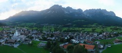 Archiv Foto Webcam Ellmau, Wilder Kaiser 19:00