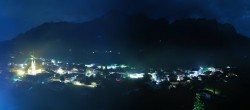 Archived image Webcam Ellmau, mountain range Wilder Kaiser 01:00