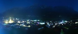 Archiv Foto Webcam Ellmau, Wilder Kaiser 23:00