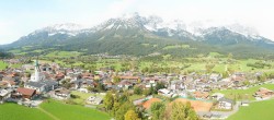 Archiv Foto Webcam Ellmau, Wilder Kaiser 13:00
