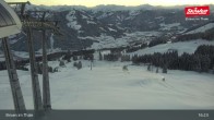 Archiv Foto Webcam Bergstation Jochbahn, Brixen im Thale 19:00
