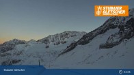 Archiv Foto Webcam Stubaier Gletscher: Eisgrat Bergstation 02:00