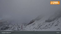 Archiv Foto Webcam Stubaier Gletscher: Eisgrat Bergstation 12:00