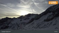 Archiv Foto Webcam Stubaier Gletscher: Eisgrat Bergstation 07:00