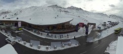 Archiv Foto Webcam Timmelsjoch: Mautstation Top Mountain Crosspoint 09:00