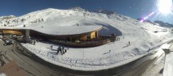 Archiv Foto Webcam Timmelsjoch: Mautstation Top Mountain Crosspoint 11:00