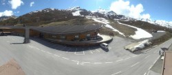 Archiv Foto Webcam Timmelsjoch: Mautstation Top Mountain Crosspoint 09:00