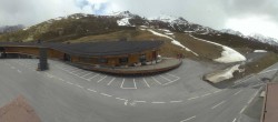 Archiv Foto Webcam Timmelsjoch: Mautstation Top Mountain Crosspoint 13:00