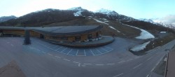 Archiv Foto Webcam Timmelsjoch: Mautstation Top Mountain Crosspoint 06:00