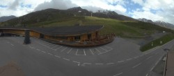 Archiv Foto Webcam Timmelsjoch: Mautstation Top Mountain Crosspoint 18:00
