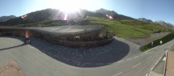 Archiv Foto Webcam Timmelsjoch: Mautstation Top Mountain Crosspoint 07:00