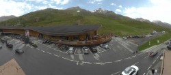 Archiv Foto Webcam Timmelsjoch: Mautstation Top Mountain Crosspoint 13:00