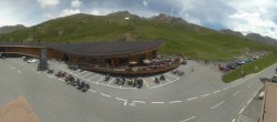 Archiv Foto Webcam Timmelsjoch: Mautstation Top Mountain Crosspoint 13:00