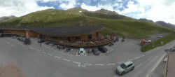 Archiv Foto Webcam Timmelsjoch: Mautstation Top Mountain Crosspoint 13:00