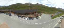 Archiv Foto Webcam Timmelsjoch: Mautstation Top Mountain Crosspoint 15:00
