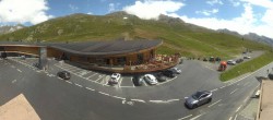 Archiv Foto Webcam Timmelsjoch: Mautstation Top Mountain Crosspoint 13:00