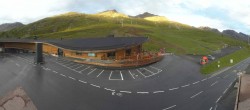 Archiv Foto Webcam Timmelsjoch: Mautstation Top Mountain Crosspoint 19:00