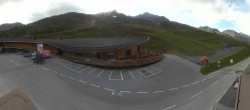 Archiv Foto Webcam Timmelsjoch: Mautstation Top Mountain Crosspoint 08:00