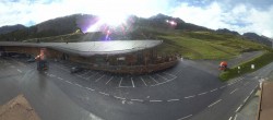 Archiv Foto Webcam Timmelsjoch: Mautstation Top Mountain Crosspoint 07:00