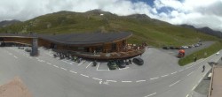Archiv Foto Webcam Timmelsjoch: Mautstation Top Mountain Crosspoint 13:00