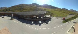 Archiv Foto Webcam Timmelsjoch: Mautstation Top Mountain Crosspoint 09:00