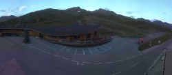 Archiv Foto Webcam Timmelsjoch: Mautstation Top Mountain Crosspoint 19:00