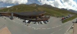 Archiv Foto Webcam Timmelsjoch: Mautstation Top Mountain Crosspoint 13:00