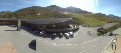 Archiv Foto Webcam Timmelsjoch: Mautstation Top Mountain Crosspoint 09:00