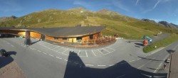 Archiv Foto Webcam Timmelsjoch: Mautstation Top Mountain Crosspoint 17:00