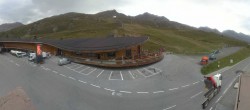 Archiv Foto Webcam Timmelsjoch: Mautstation Top Mountain Crosspoint 08:00