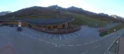 Archiv Foto Webcam Timmelsjoch: Mautstation Top Mountain Crosspoint 08:00