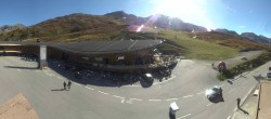 Archiv Foto Webcam Timmelsjoch: Mautstation Top Mountain Crosspoint 09:00