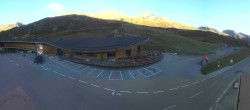Archiv Foto Webcam Timmelsjoch: Mautstation Top Mountain Crosspoint 17:00