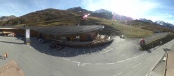 Archiv Foto Webcam Timmelsjoch: Mautstation Top Mountain Crosspoint 10:00