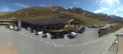 Archiv Foto Webcam Timmelsjoch: Mautstation Top Mountain Crosspoint 11:00
