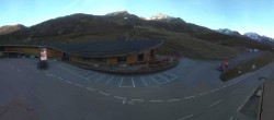 Archiv Foto Webcam Timmelsjoch: Mautstation Top Mountain Crosspoint 17:00