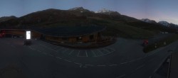 Archiv Foto Webcam Timmelsjoch: Mautstation Top Mountain Crosspoint 19:00