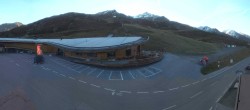 Archiv Foto Webcam Timmelsjoch: Mautstation Top Mountain Crosspoint 08:00