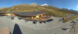 Archiv Foto Webcam Timmelsjoch: Mautstation Top Mountain Crosspoint 15:00