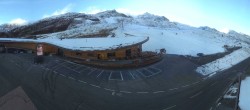 Archiv Foto Webcam Timmelsjoch: Mautstation Top Mountain Crosspoint 07:00