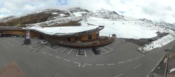 Archiv Foto Webcam Timmelsjoch: Mautstation Top Mountain Crosspoint 14:00