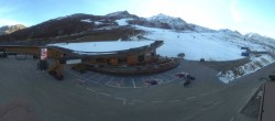 Archiv Foto Webcam Timmelsjoch: Mautstation Top Mountain Crosspoint 07:00