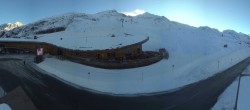 Archiv Foto Webcam Timmelsjoch: Mautstation Top Mountain Crosspoint 07:00