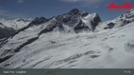 Archiv Foto Webcam Panoramablick von Bergstation Längfluh 10:00