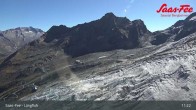 Archived image Webcam Längfluh Saas-Fee 10:00