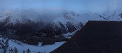 Archived image Webcam Panoramic view Hannig Mountain 21:00