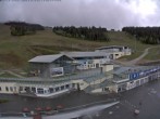 Archived image Webcam Base station at mount Arber, Bavarian Forest 17:00