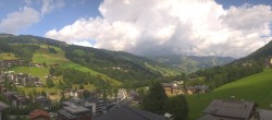 Archived image Webcam View from Hotel Talblick Hinterglemm 13:00