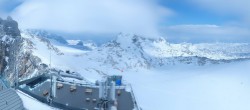 Archived image Panoramic webcam view at the Dachstein Glacier 01:00